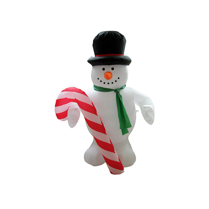 Christmas inflatable Snowman w/ Candy cane FL18QX-127